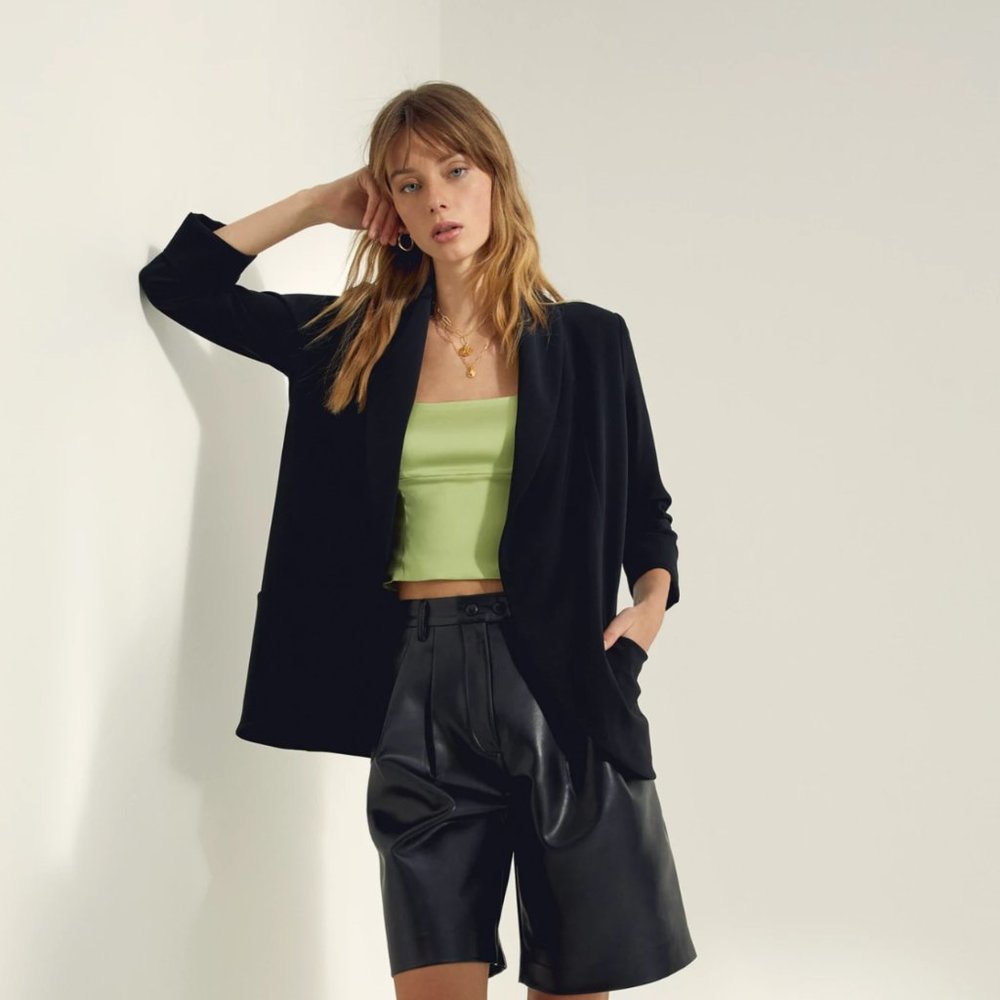 EUC Aritzia Wilfred Chevalier Jacket - Black 2
